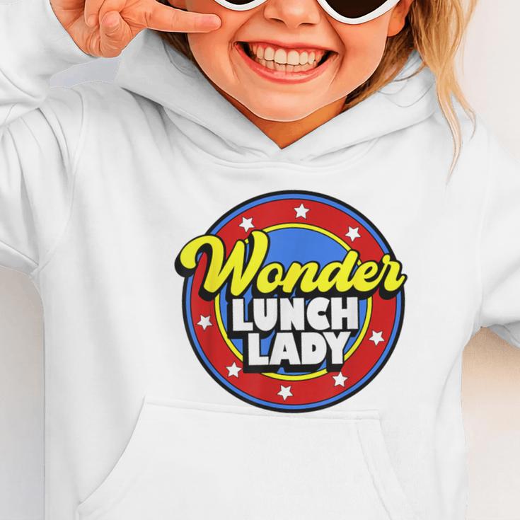 Wonder Lunch Lady Super Woman Power Superhero Back To School Graphic Toddler Hoodie