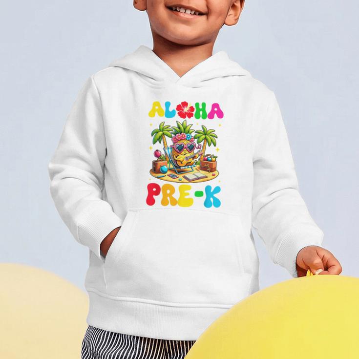 Aloha Pre-K Pineapple Hawaii Back To School Kids Girls Graphic Toddler Hoodie Aloha Pre-K Pineapple Hawaii Back To School Kids Girls Graphic Toddler Hoodie