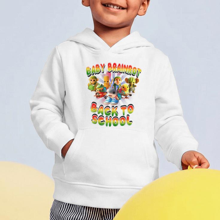 All Baby Brainrot Italian Meme Cute Back To School For Kids Graphic Toddler Hoodie All Baby Brainrot Italian Meme Cute Back To School For Kids Graphic Toddler Hoodie