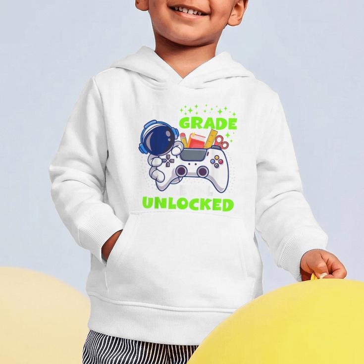 Back To School 6th Grade Level Unlocked Gamer Boys Kids Graphic Toddler Hoodie
