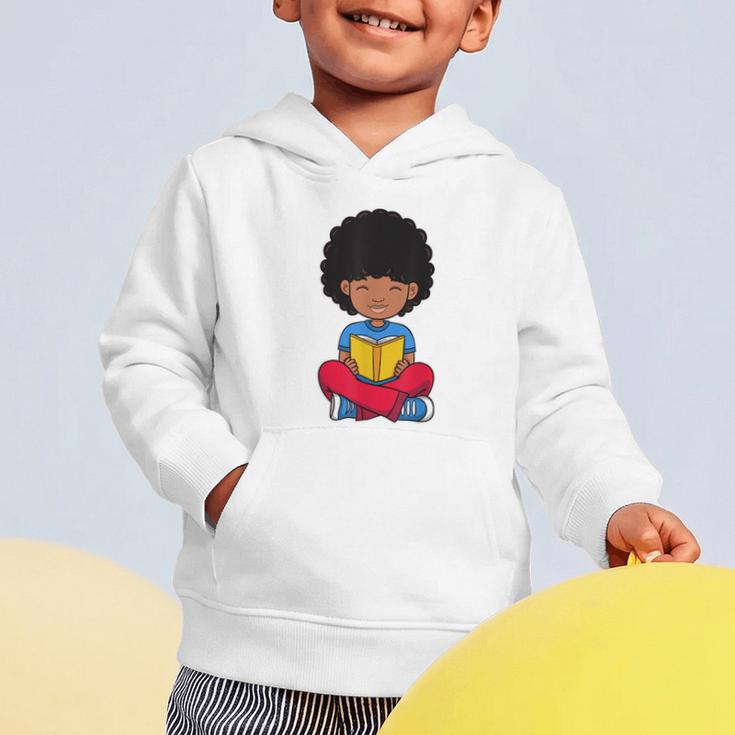 Back To School Afro African American Boy Student Graphic Toddler Hoodie