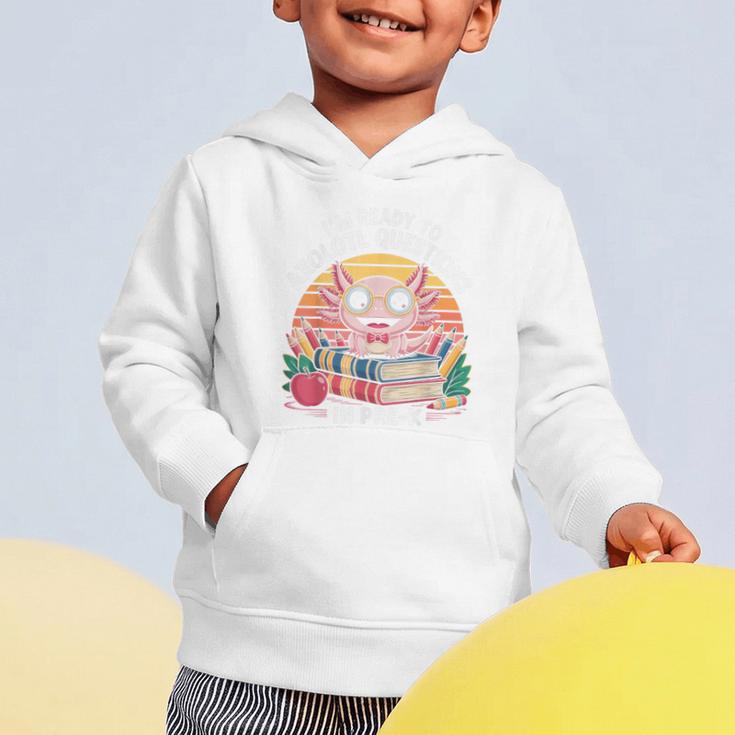 Back To School Axolotl Design For Pre-K Students Graphic Toddler Hoodie Back To School Axolotl Design For Pre-K Students Graphic Toddler Hoodie