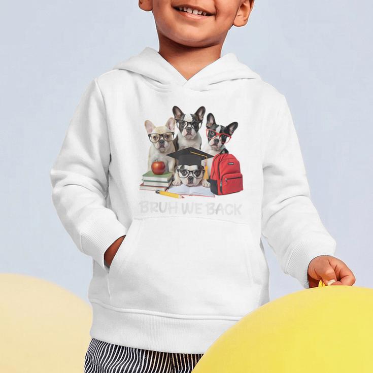 Back To School Cute French Bulldog Puppy Dogs Lovers Graphic Toddler Hoodie Back To School Cute French Bulldog Puppy Dogs Lovers Graphic Toddler Hoodie