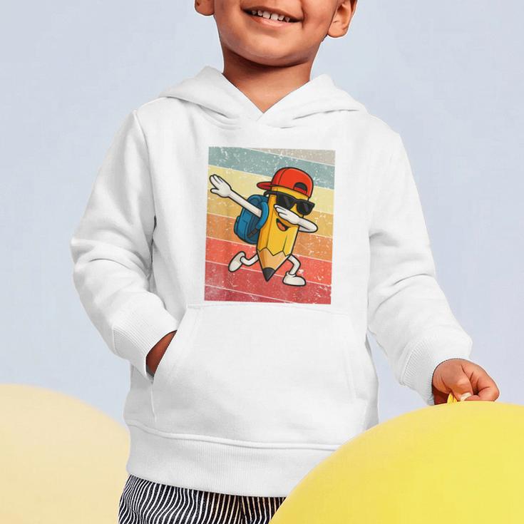 Back To School Dabbing Pencil First Day Boys Kids Graphic Toddler Hoodie