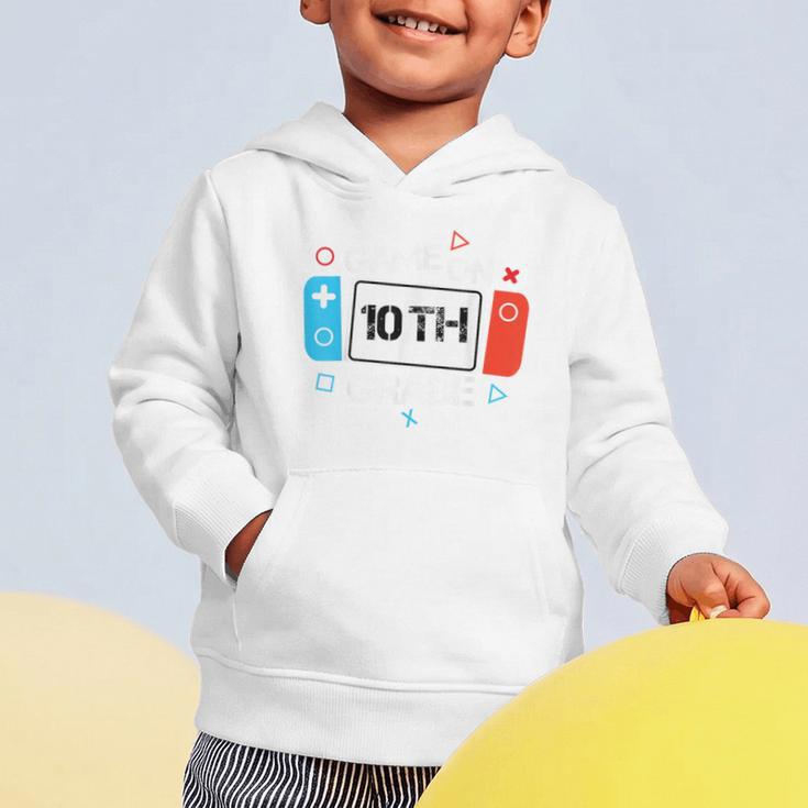 Back To School Game On 10th Grade Gamer Kids Boys Girl Graphic Toddler Hoodie