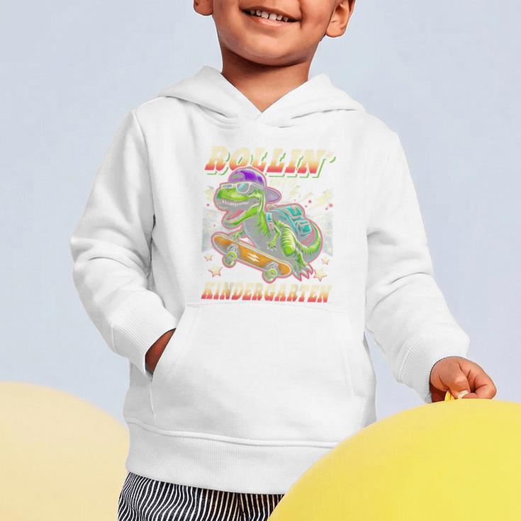 Back To School Kindergarten Dinosaur First Day Of School Boy Graphic Toddler Hoodie Back To School Kindergarten Dinosaur First Day Of School Boy Graphic Toddler Hoodie