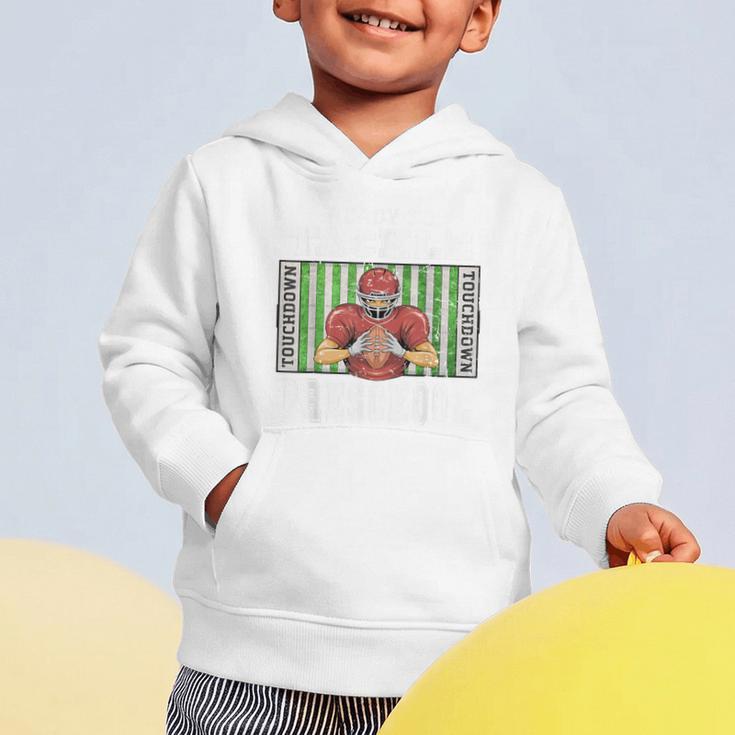 Back To School Ready To Tackle Preschool Football Theme Graphic Toddler Hoodie