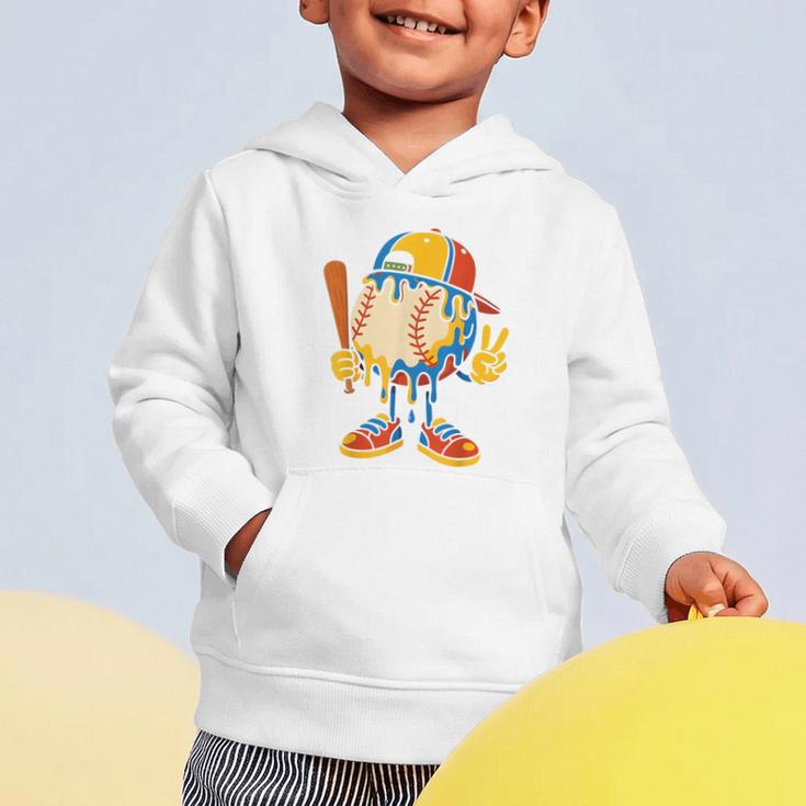 Baseball Ice Cream Drip Youth Back To School Baseball Stuff Graphic Toddler Hoodie Baseball Ice Cream Drip Youth Back To School Baseball Stuff Graphic Toddler Hoodie