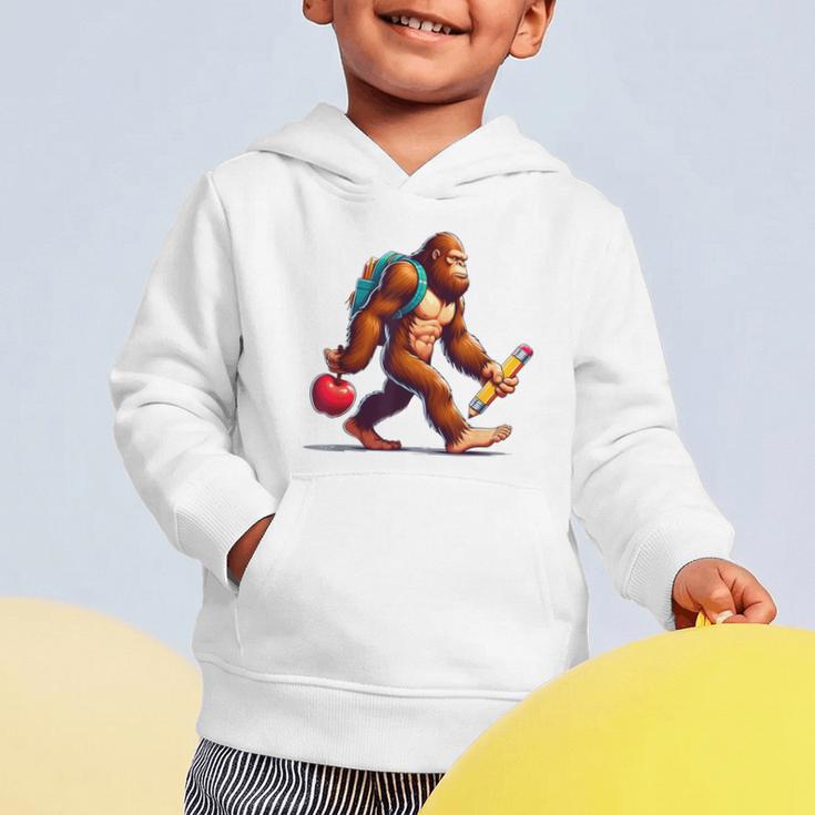 Bigfoot Lovers Pencil Back To School Kids Boys Girls Graphic Toddler Hoodie Bigfoot Lovers Pencil Back To School Kids Boys Girls Graphic Toddler Hoodie