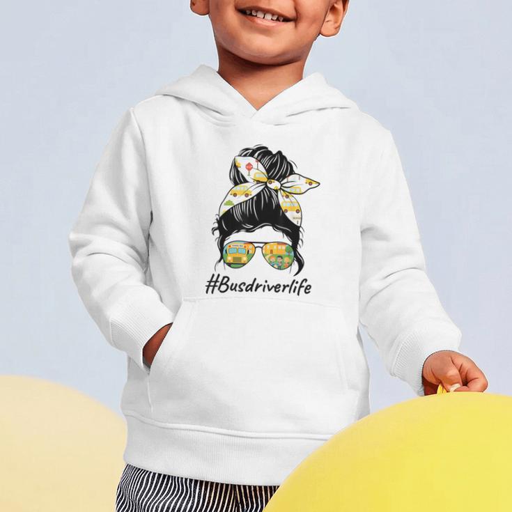 Bus Driver Life Messy Bun Back To School Bus Driver Graphic Toddler Hoodie Bus Driver Life Messy Bun Back To School Bus Driver Graphic Toddler Hoodie