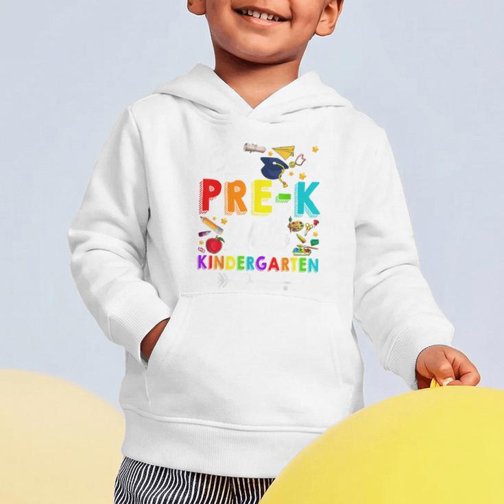 Bye Pre-K Hello Kindergarten Students Pupils Back To School Graphic Toddler Hoodie Bye Pre-K Hello Kindergarten Students Pupils Back To School Graphic Toddler Hoodie