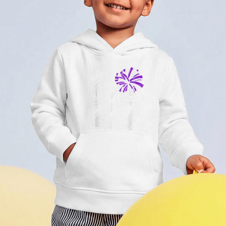Class Of 2027 Cheer Purple Senior 2027 Back To School Graphic Toddler Hoodie Class Of 2027 Cheer Purple Senior 2027 Back To School Graphic Toddler Hoodie