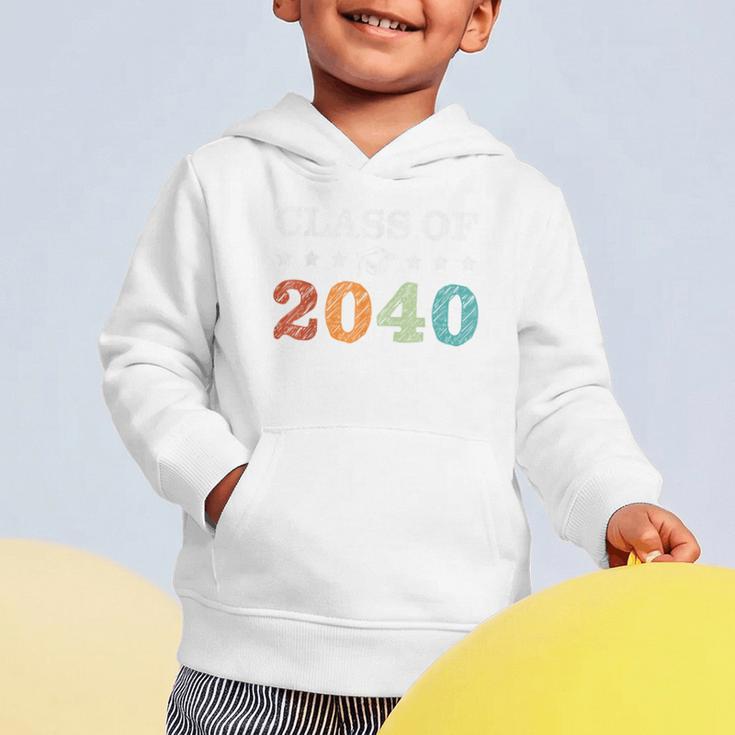 Class Of 2040 Grow With Me First Day School Back To School Graphic Toddler Hoodie