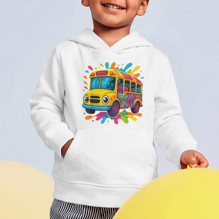 Colorful School Bus Driver Back To School Men Women Kids Graphic Toddler Hoodie Colorful School Bus Driver Back To School Men Women Kids Graphic Toddler Hoodie