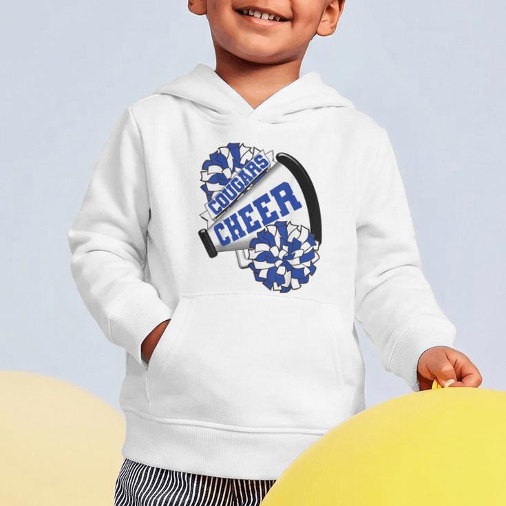 Cougars Cheer Back To School Cheerleading Spirit B Graphic Toddler Hoodie
