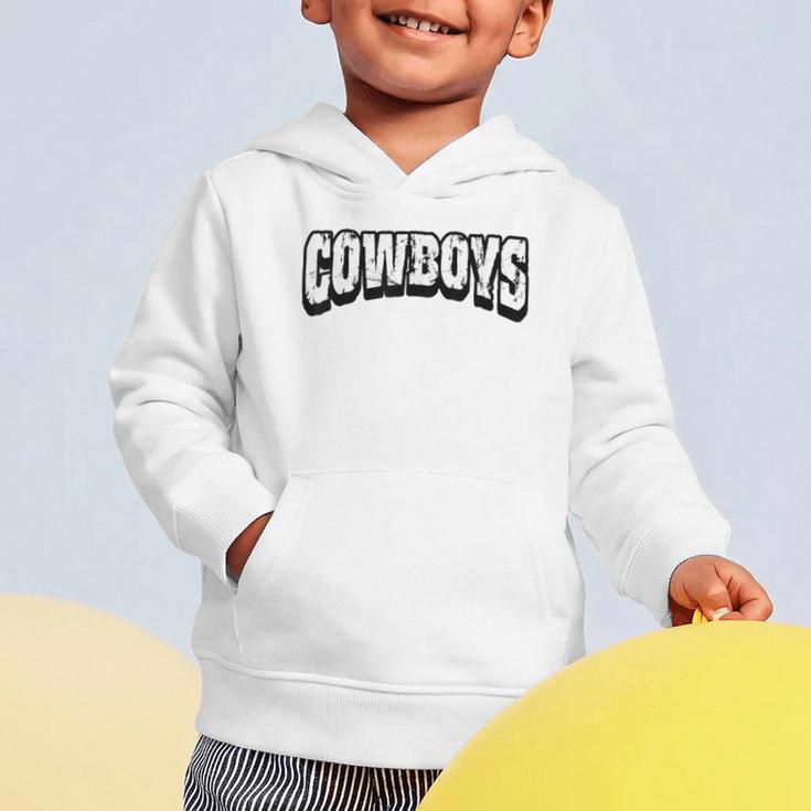 Cowboys Back To School Spirit Graphic Toddler Hoodie