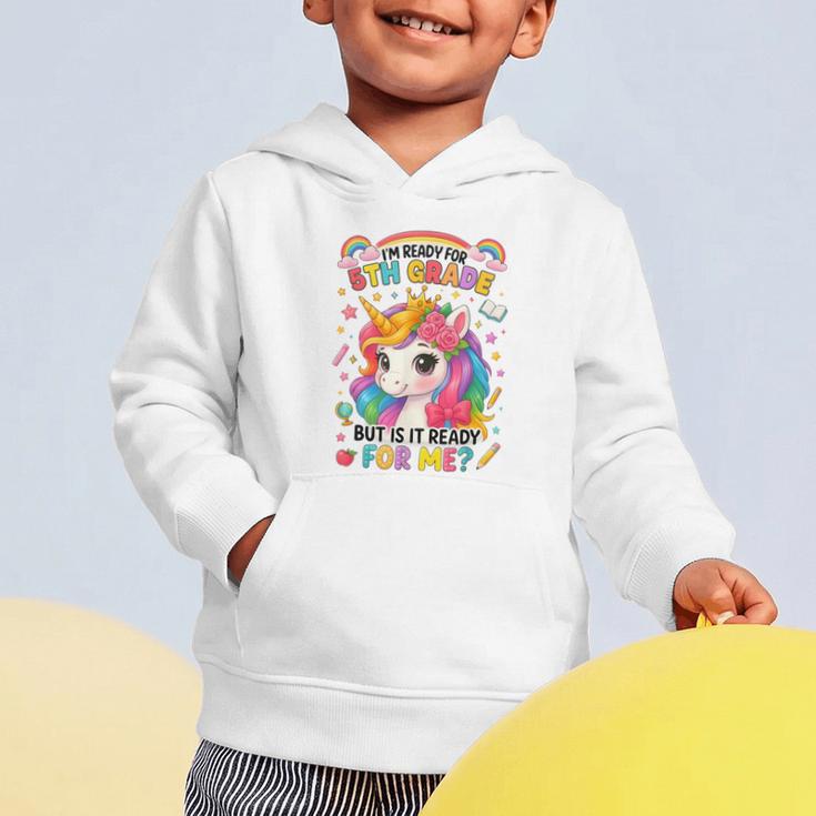 Crush Fifth Grade Girls Back To School Unicorn First Day Graphic Toddler Hoodie Crush Fifth Grade Girls Back To School Unicorn First Day Graphic Toddler Hoodie