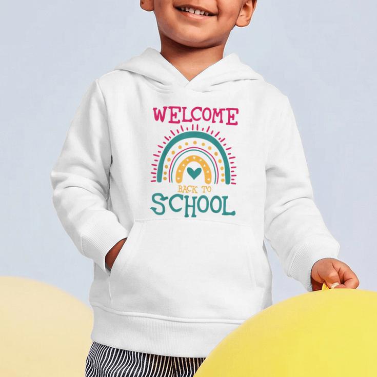 Cute Welcome Back To School First Day Of School First Day Graphic Toddler Hoodie