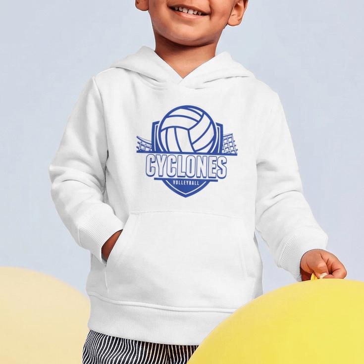 Cyclones Volleyball Back To School Spirit B Graphic Toddler Hoodie
