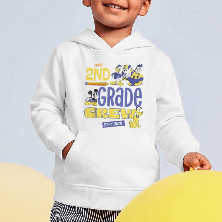 Disney My 2nd Grade Crew Stay Cool Back To School Friends Graphic Toddler Hoodie Disney My 2nd Grade Crew Stay Cool Back To School Friends Graphic Toddler Hoodie