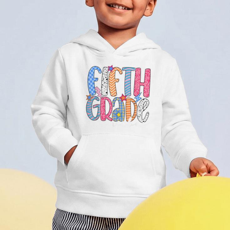 Fifth Grade Vibes 5th Grade Team Retro Back To School Graphic Toddler Hoodie Fifth Grade Vibes 5th Grade Team Retro Back To School Graphic Toddler Hoodie