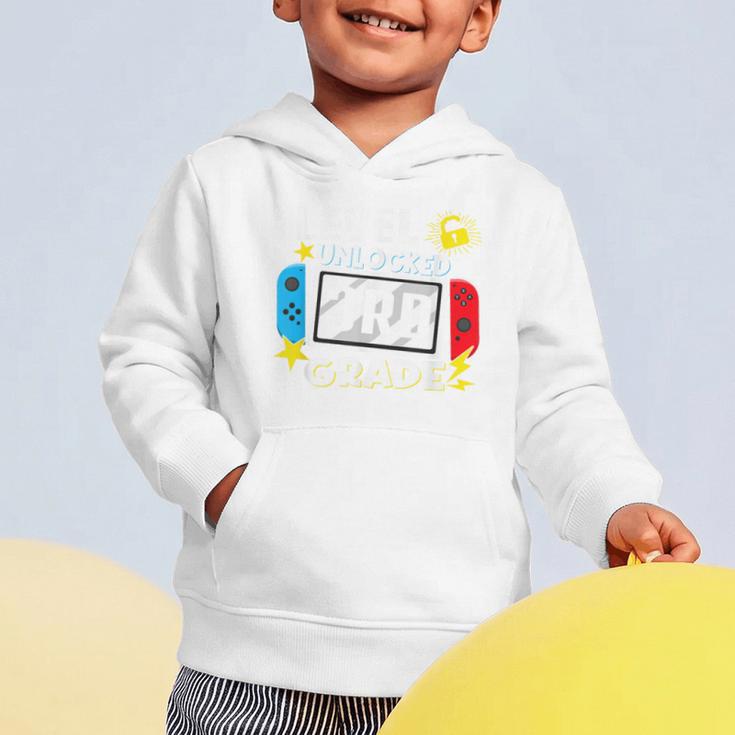 First Day Of 3rd Grade Level Unlocked Game Back To School Graphic Toddler Hoodie