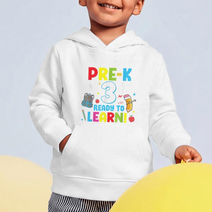 My First Day Of Pre-k Back To School Preschool Girls Boys Graphic Toddler Hoodie My First Day Of Pre-k Back To School Preschool Girls Boys Graphic Toddler Hoodie