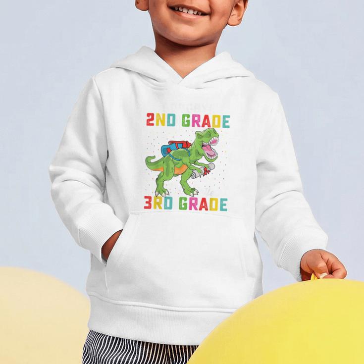 Goodbye 2nd Grade Hello 3rd GradeRex Back To School Graphic Toddler Hoodie Goodbye 2nd Grade Hello 3rd GradeRex Back To School Graphic Toddler Hoodie