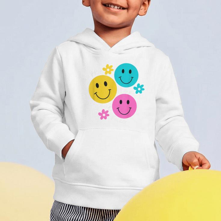 Happy To See Your Face Back To School First Day Of School Graphic Toddler Hoodie
