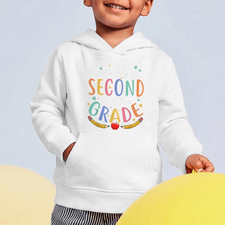 Hello 2nd Grade Tshirt Second Grade Back To School Graphic Toddler Hoodie