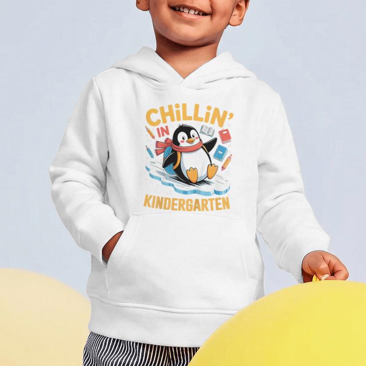 Kids Chillin In Kindergarten Penguin Student Back To School Boys Graphic Toddler Hoodie Kids Chillin In Kindergarten Penguin Student Back To School Boys Graphic Toddler Hoodie