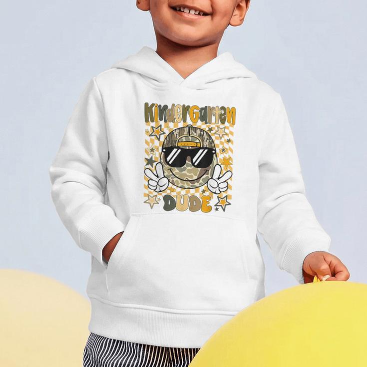 Kindergarten Camo Camouflage Smile Face Back To School Kids Graphic Toddler Hoodie Kindergarten Camo Camouflage Smile Face Back To School Kids Graphic Toddler Hoodie