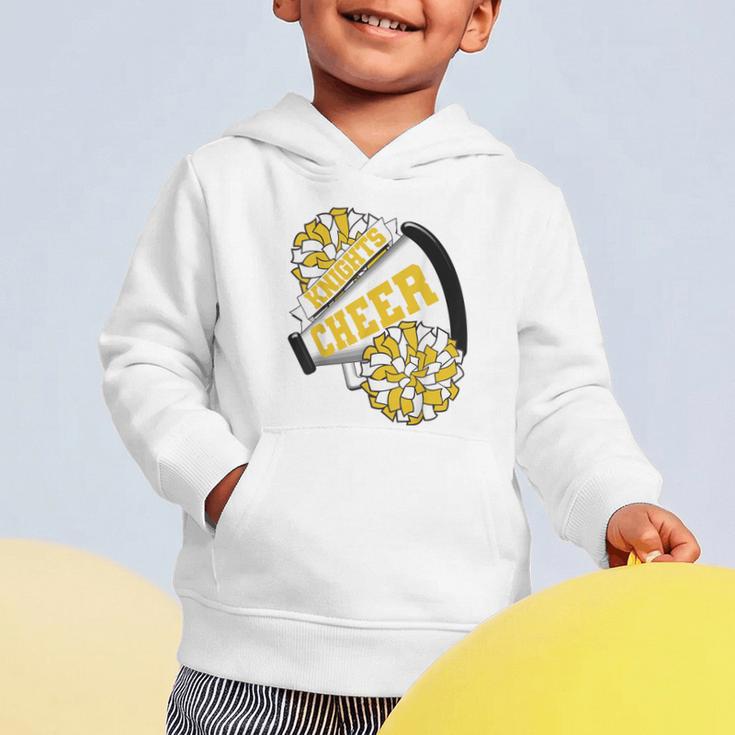 Knights Cheer Back To School Cheerleading Spirit GY Graphic Toddler Hoodie Knights Cheer Back To School Cheerleading Spirit GY Graphic Toddler Hoodie