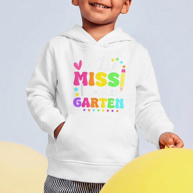 Little Miss Kindergarten Kids Girls Pencil Back To School Graphic Toddler Hoodie Little Miss Kindergarten Kids Girls Pencil Back To School Graphic Toddler Hoodie