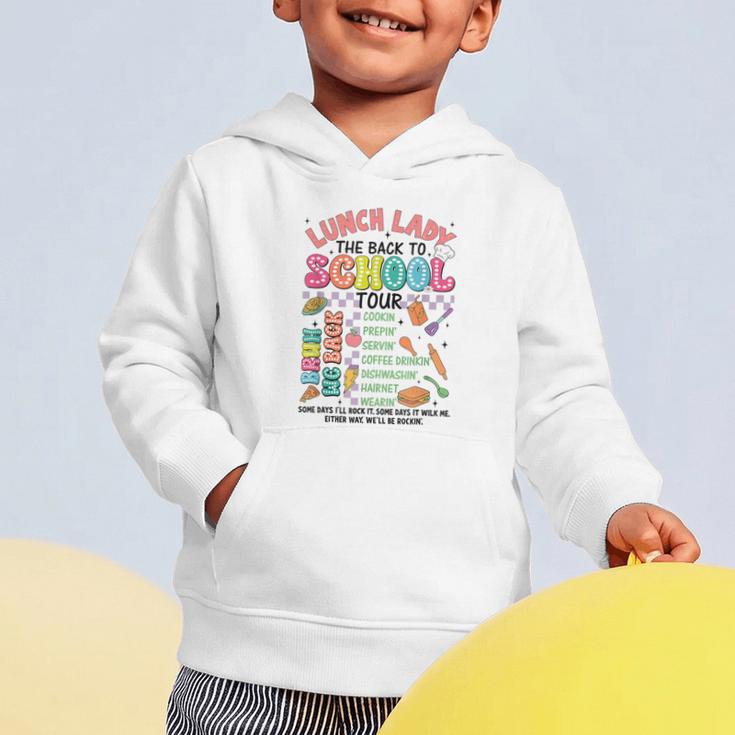 Lunch Cafeteria Crew Lady Back To School Tour Graphic Toddler Hoodie