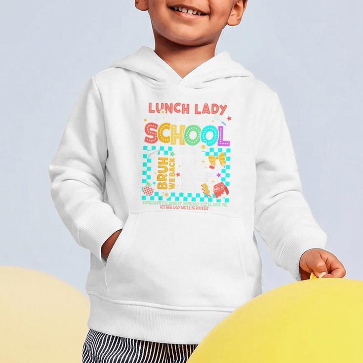 Lunch Lady Back To School Tour Cooking Worker Cafeteria Crew Graphic Toddler Hoodie Lunch Lady Back To School Tour Cooking Worker Cafeteria Crew Graphic Toddler Hoodie