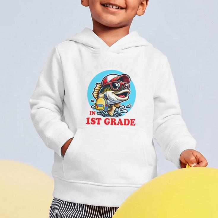 O’Fish-Ally a 1st Grade Mom Back To School Premium Tri-Blend Graphic Toddler Hoodie