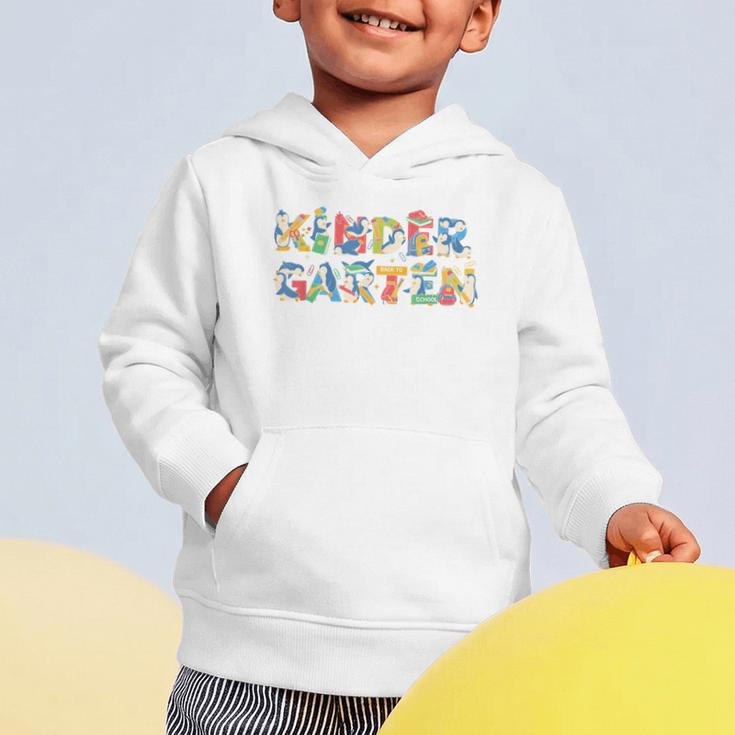 Penguin Kindergarten Back To School Kids Boys Girls Graphic Toddler Hoodie Penguin Kindergarten Back To School Kids Boys Girls Graphic Toddler Hoodie