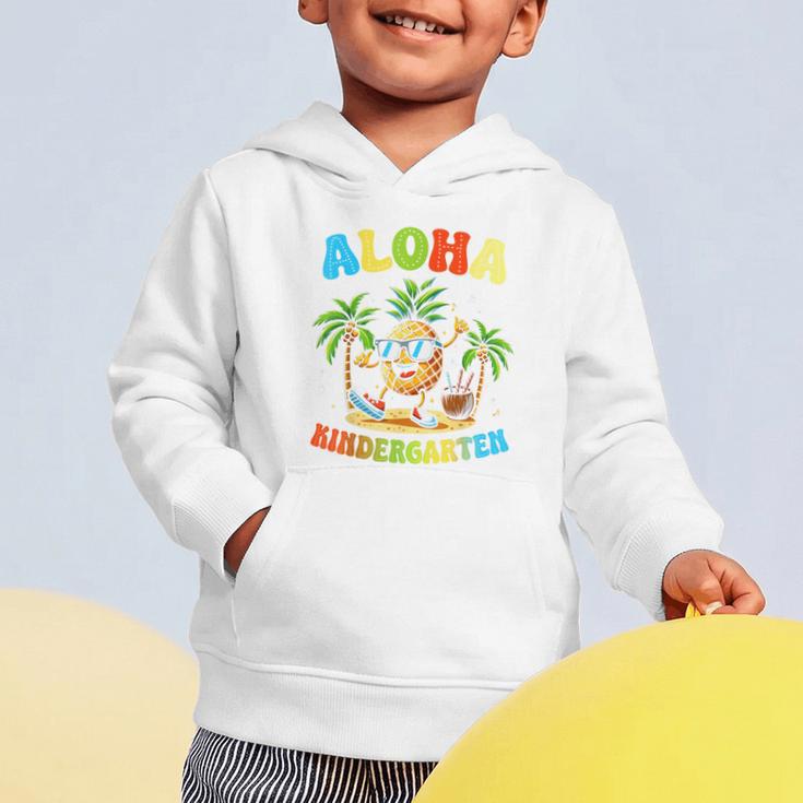 Pinapple Beach Back To School Day Aloha Kindergarten Graphic Toddler Hoodie Pinapple Beach Back To School Day Aloha Kindergarten Graphic Toddler Hoodie