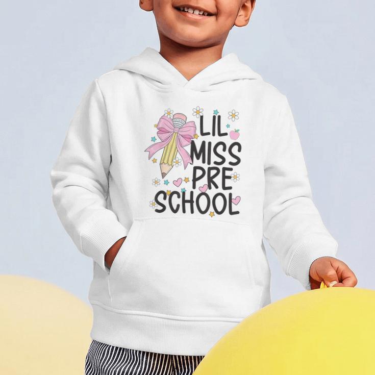 Preschool Little Miss Back To School Girls Kids Preschool Graphic Toddler Hoodie Preschool Little Miss Back To School Girls Kids Preschool Graphic Toddler Hoodie