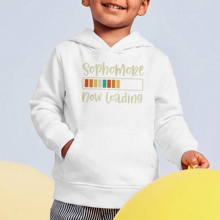 Retro Sophomore Now Loading 2028 High School Back To School Graphic Toddler Hoodie Retro Sophomore Now Loading 2028 High School Back To School Graphic Toddler Hoodie