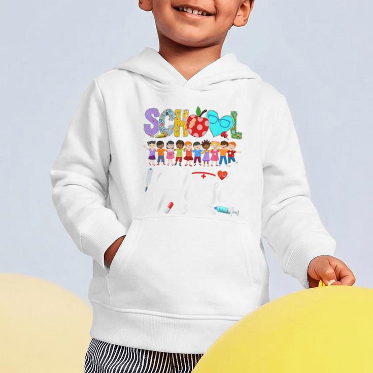 School Nurse Back To School First Day Of School Women Graphic Toddler Hoodie School Nurse Back To School First Day Of School Women Graphic Toddler Hoodie