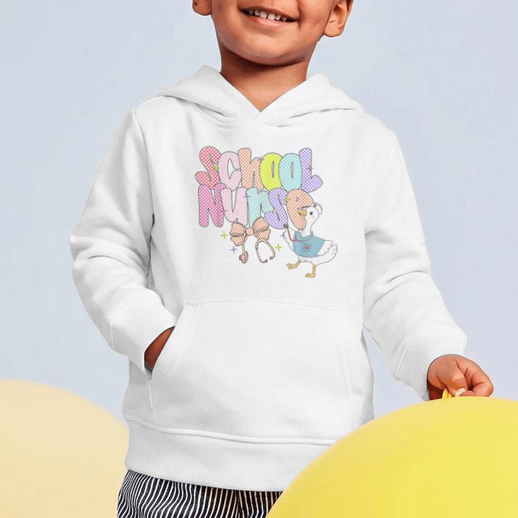 School Nurse Back To School Silly School Nurse Goose Graphic Toddler Hoodie School Nurse Back To School Silly School Nurse Goose Graphic Toddler Hoodie