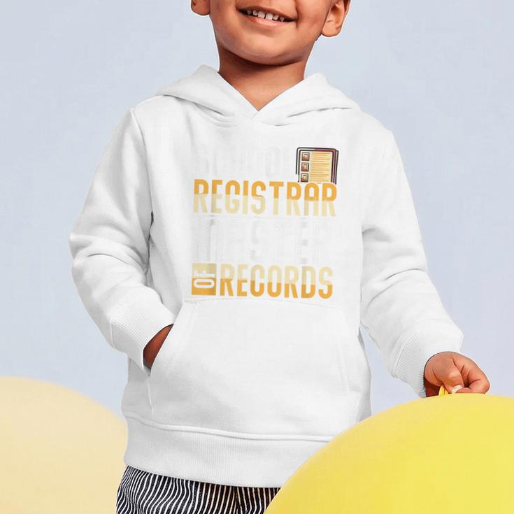 School Registrar Appreciation Back To School Registrar Graphic Toddler Hoodie