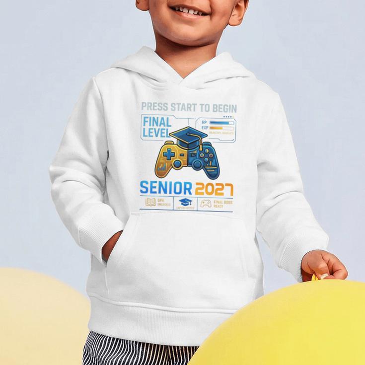 Senior Class Of 2027 Back To School Gamer Boys Senior 2027 Graphic Toddler Hoodie Senior Class Of 2027 Back To School Gamer Boys Senior 2027 Graphic Toddler Hoodie