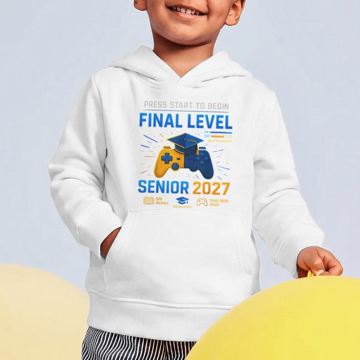 Senior Class Of 2027 Back To School Gamer Senior 2027 Graphic Toddler Hoodie Senior Class Of 2027 Back To School Gamer Senior 2027 Graphic Toddler Hoodie