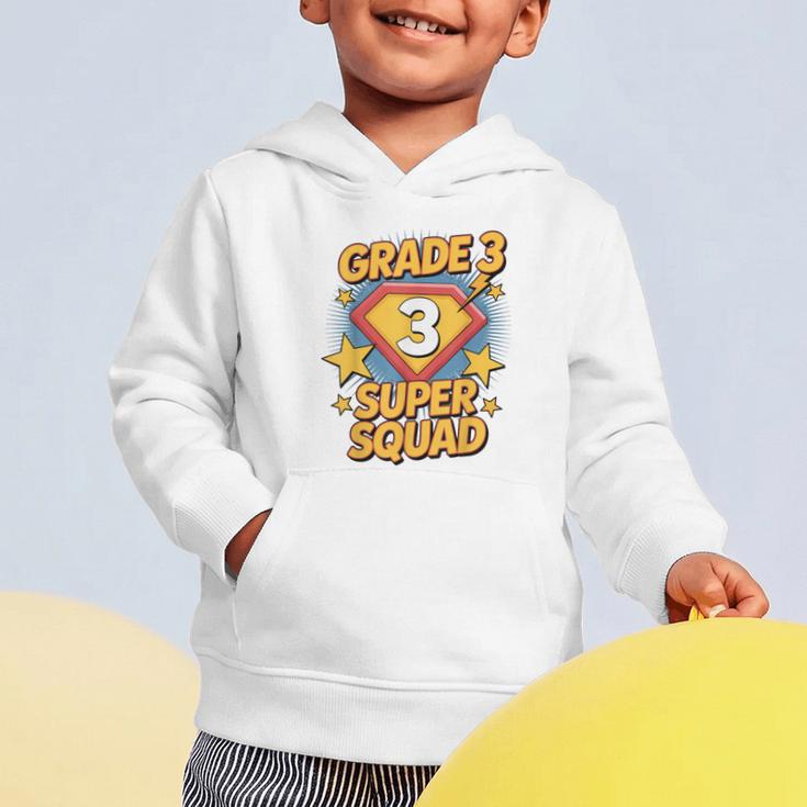Third Grade Superhero Squad 3rd Year Kids Back To School Graphic Toddler Hoodie Third Grade Superhero Squad 3rd Year Kids Back To School Graphic Toddler Hoodie