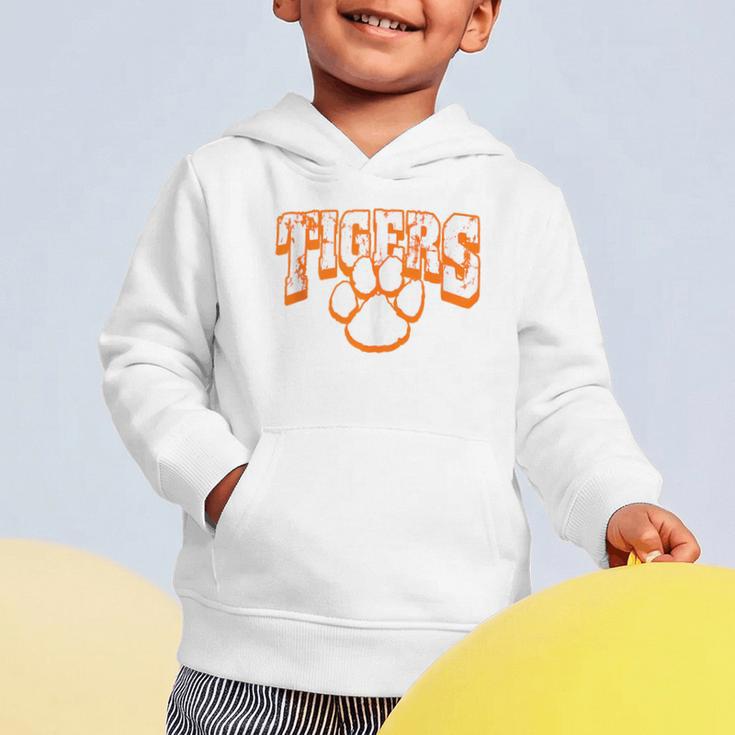 Tigers School Spirit Back To School O Graphic Toddler Hoodie Tigers School Spirit Back To School O Graphic Toddler Hoodie