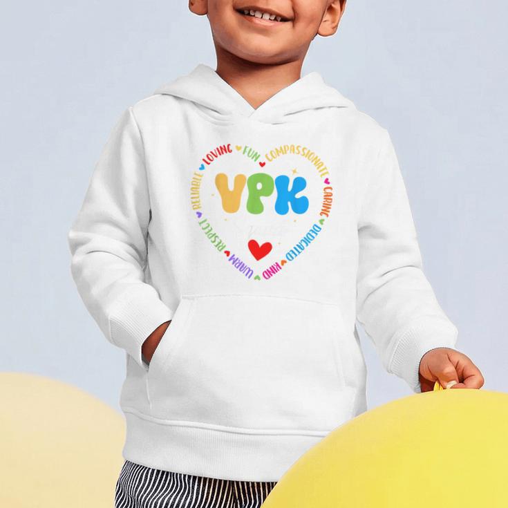 VPK Squad First Day Of VPK Back To School Graphic Toddler Hoodie