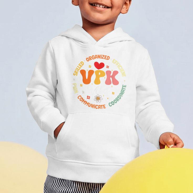 VPK Vibes First Day Of Back To School Appreciation Week Graphic Toddler Hoodie VPK Vibes First Day Of Back To School Appreciation Week Graphic Toddler Hoodie